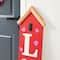 Glitzhome® 42" Valentine's Wooden "LOVE" House-shaped Porch Décor